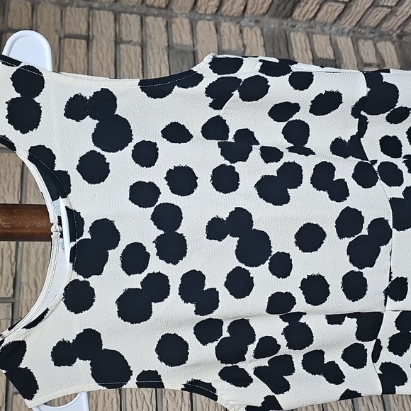 Who What Wear Dress Sz Med Adorable Long Dress Cream And Black New Condition - Picture 2 of 14